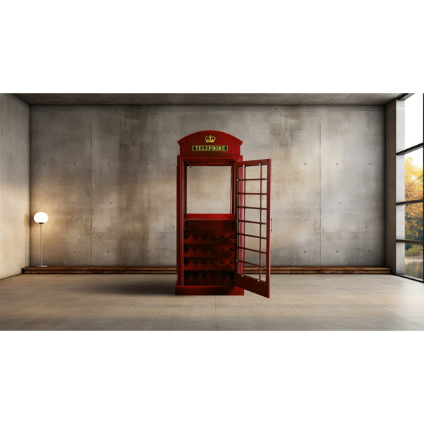 Latitude Run® Marroquin Telephone Booth Bar & Reviews Wayfair